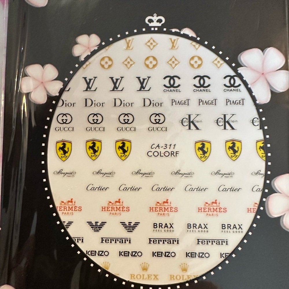 Assorted Nail Art Sticker Set - Picture 3 of 11